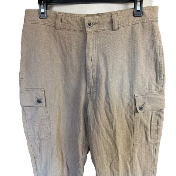 Vtg Y2K 90s Polo By Ralph Lauren Cargo Pants Military Gorpcore 33X32 Preppy Prep - Picture 2 of 10